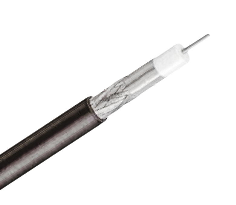 Cáp đồng trục tiêu chuẩn RG11 Series 75 Ohm—Băng đơn & dây bện